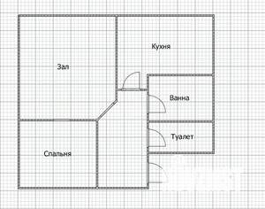 1-к квартира, вторичка, 35м2, 5/5 этаж