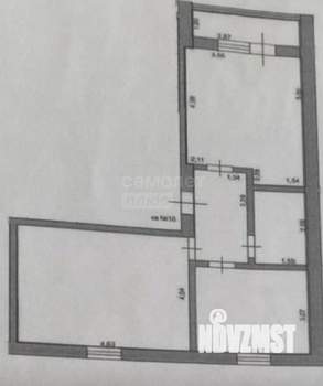 2-к квартира, вторичка, 60м2, 1/3 этаж