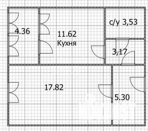 1-к квартира, вторичка, 41м2, 20/20 этаж