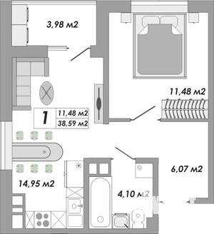 Фото квартиры на продажу (1)