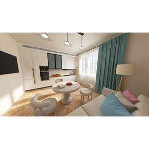 1-к квартира, вторичка, 40м2, 1/4 этаж