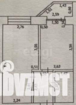 1-к квартира, вторичка, 33м2, 3/3 этаж