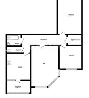 3-к квартира, вторичка, 77м2, 12/14 этаж