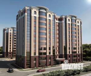 1-к квартира, строящийся дом, 44м2, 1/10 этаж