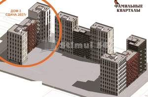 2-к квартира, вторичка, 60м2, 7/17 этаж