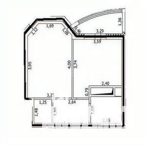 1-к квартира, вторичка, 36м2, 4/20 этаж