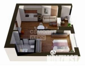 2-к квартира, вторичка, 47м2, 8/17 этаж