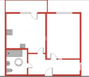1-к квартира, вторичка, 37м2, 14/17 этаж