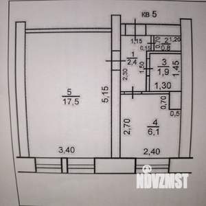 1-к квартира, вторичка, 29м2, 2/3 этаж