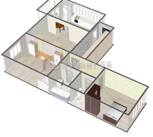 3-к квартира, вторичка, 71м2, 5/14 этаж