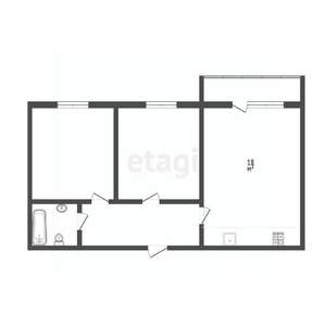 3-к квартира, вторичка, 78м2, 14/17 этаж