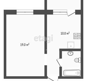 1-к квартира, вторичка, 40м2, 6/11 этаж