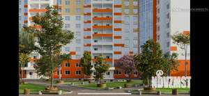 1-к квартира, строящийся дом, 35м2, 10/16 этаж