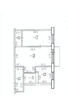 2-к квартира, вторичка, 45м2, 4/5 этаж