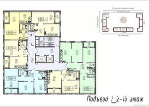 1-к квартира, вторичка, 41м2, 8/17 этаж