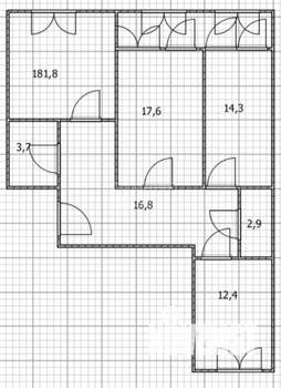 3-к квартира, вторичка, 79м2, 5/17 этаж