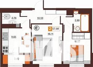 Фото квартиры на продажу (1)