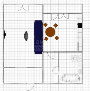 1-к квартира, вторичка, 44м2, 6/15 этаж