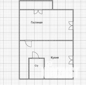 1-к квартира, вторичка, 36м2, 1/9 этаж