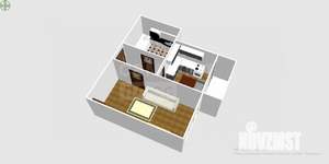 1-к квартира, вторичка, 33м2, 1/3 этаж