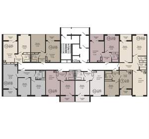 1-к квартира, вторичка, 41м2, 1/18 этаж