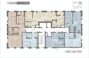 2-к квартира, вторичка, 81м2, 4/11 этаж
