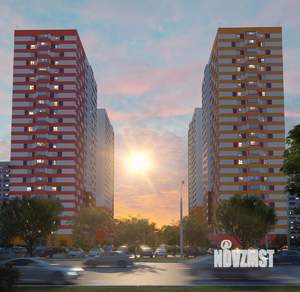 2-к квартира, строящийся дом, 62м2, 16/25 этаж