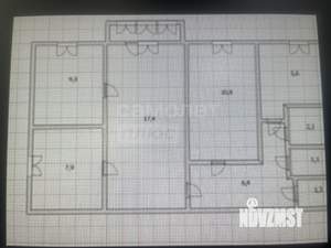 4-к квартира, вторичка, 62м2, 4/5 этаж