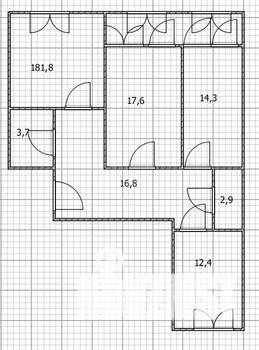 3-к квартира, вторичка, 79м2, 5/17 этаж