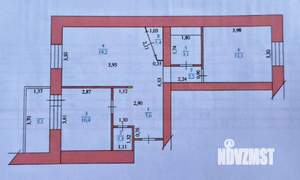 2-к квартира, вторичка, 59м2, 10/12 этаж