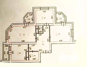 3-к квартира, вторичка, 79м2, 8/12 этаж