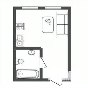 Студия квартира, вторичка, 18м2, 2/2 этаж