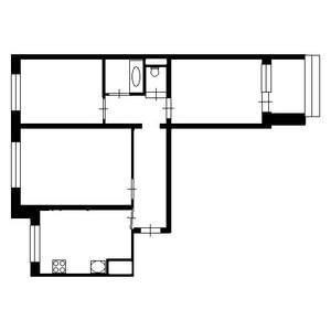 3-к квартира, вторичка, 65м2, 4/5 этаж