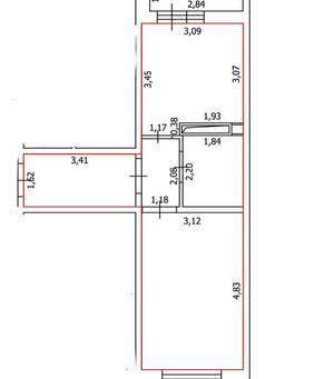 1-к квартира, сданный дом, 37м2, 3/17 этаж