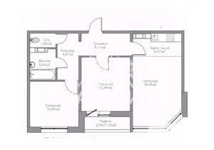 2-к квартира, вторичка, 62м2, 13/17 этаж