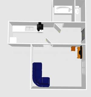 1-к квартира, вторичка, 25м2, 1/5 этаж