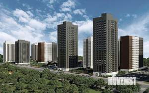 2-к квартира, строящийся дом, 55м2, 11/18 этаж