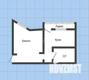 1-к квартира, вторичка, 37м2, 11/17 этаж