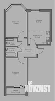 3-к квартира, вторичка, 62м2, 13/17 этаж
