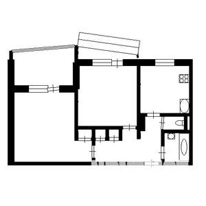 2-к квартира, вторичка, 51м2, 1/5 этаж