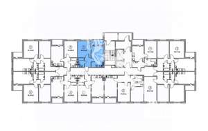 1-к квартира, вторичка, 41м2, 12/17 этаж