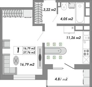 Фото квартиры на продажу (1)