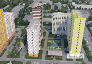 2-к квартира, строящийся дом, 50м2, 24/24 этаж