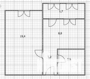 1-к квартира, вторичка, 35м2, 7/17 этаж