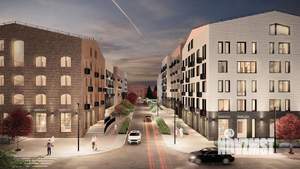 2-к квартира, строящийся дом, 55м2, 2/4 этаж
