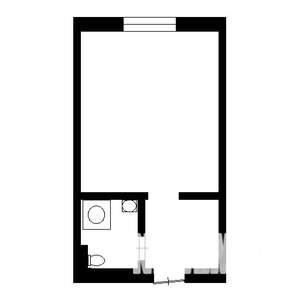 1-к квартира, вторичка, 27м2, 2/5 этаж
