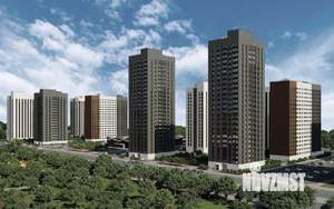 1-к квартира, строящийся дом, 35м2, 12/18 этаж