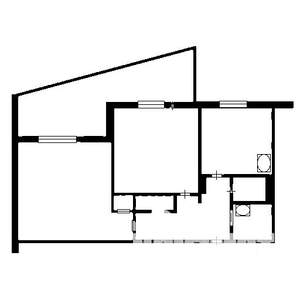 2-к квартира, вторичка, 51м2, 2/5 этаж
