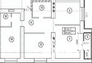 3-к квартира, вторичка, 98м2, 11/17 этаж