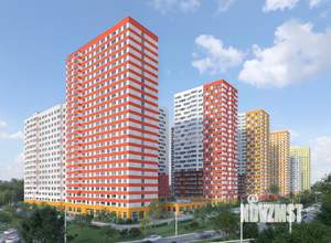 1-к квартира, строящийся дом, 44м2, 11/25 этаж